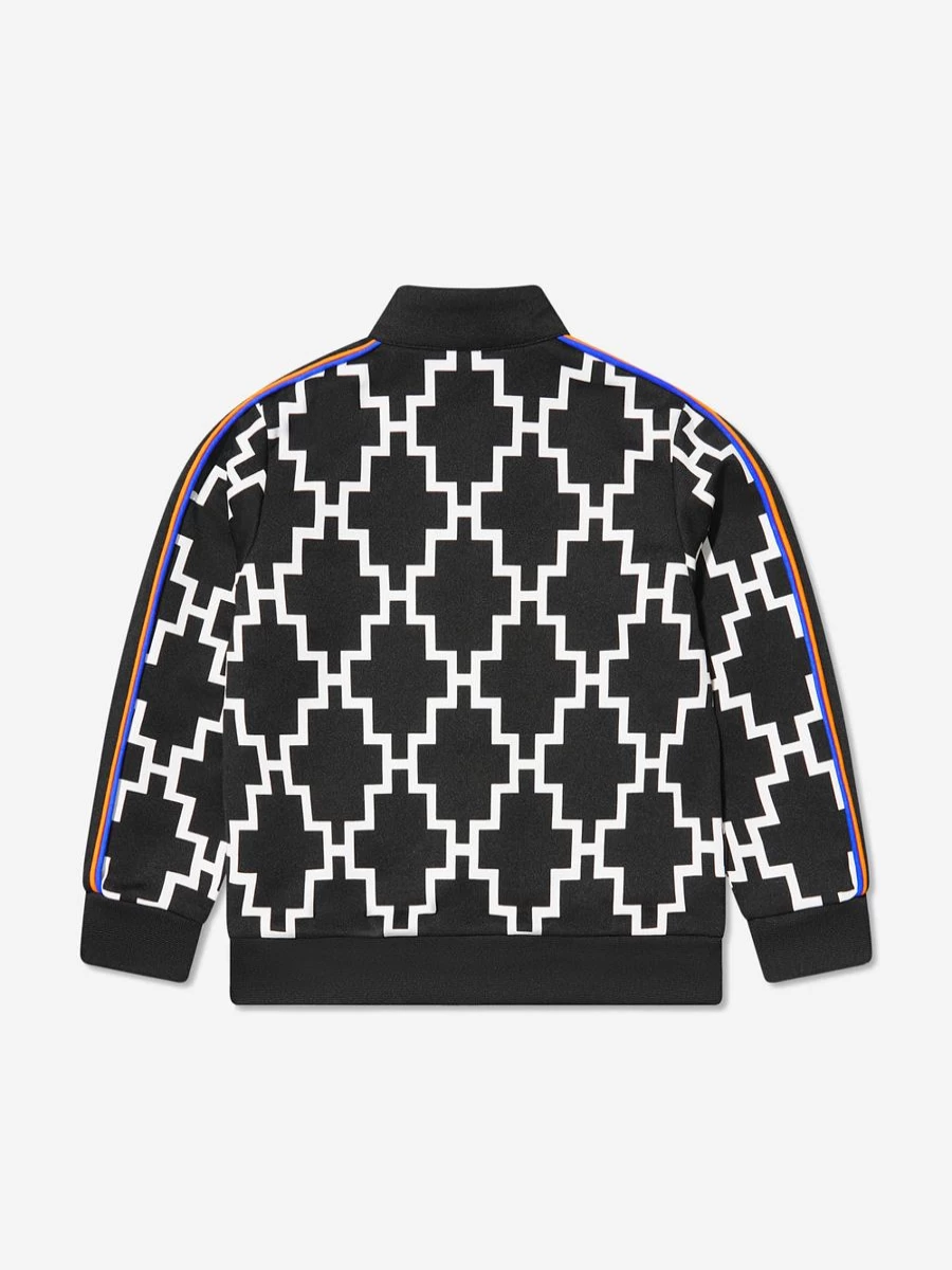 Marcelo Burlon Boys Cross Piping Track Zip Up Hoodie | Kids Streetwear Jacket