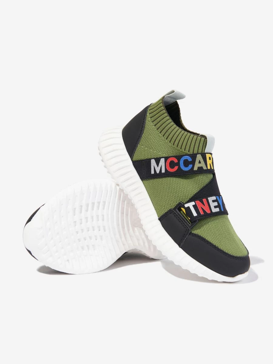 Stella McCartney Kids Girls' Green Trainers Socks