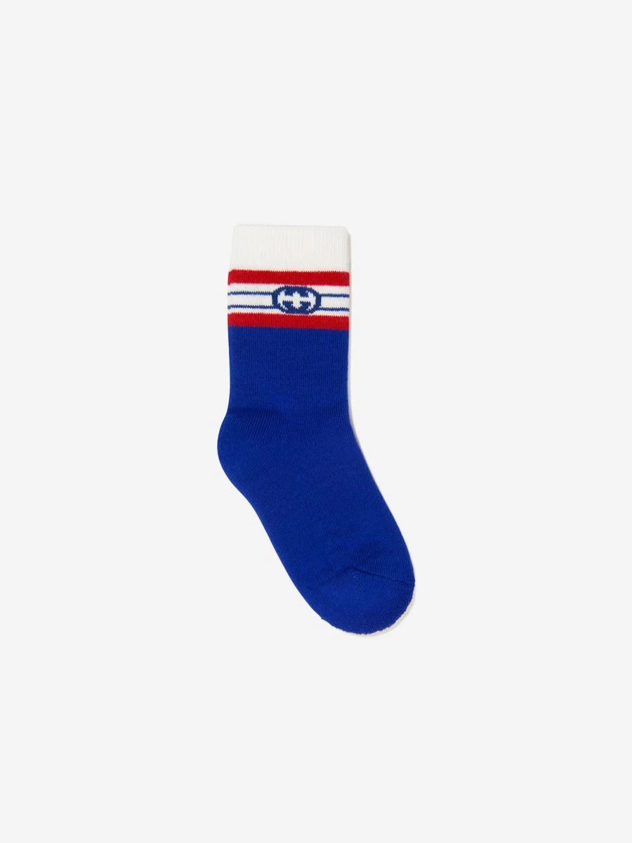 Gucci Kids Boys GG Logo Socks - Stylish Designer Socks for Boys