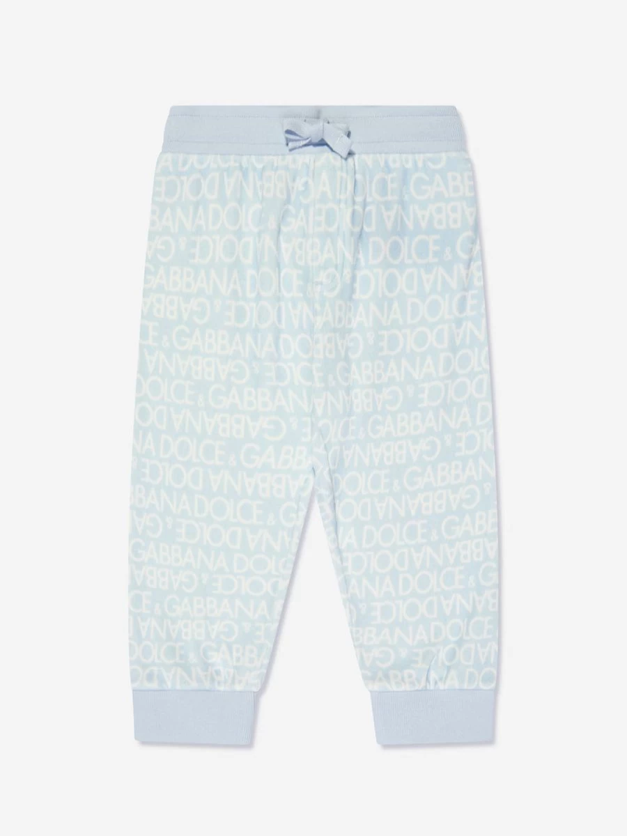 Dolce & Gabbana Kids Baby Boys Blue Logo Joggers Pants