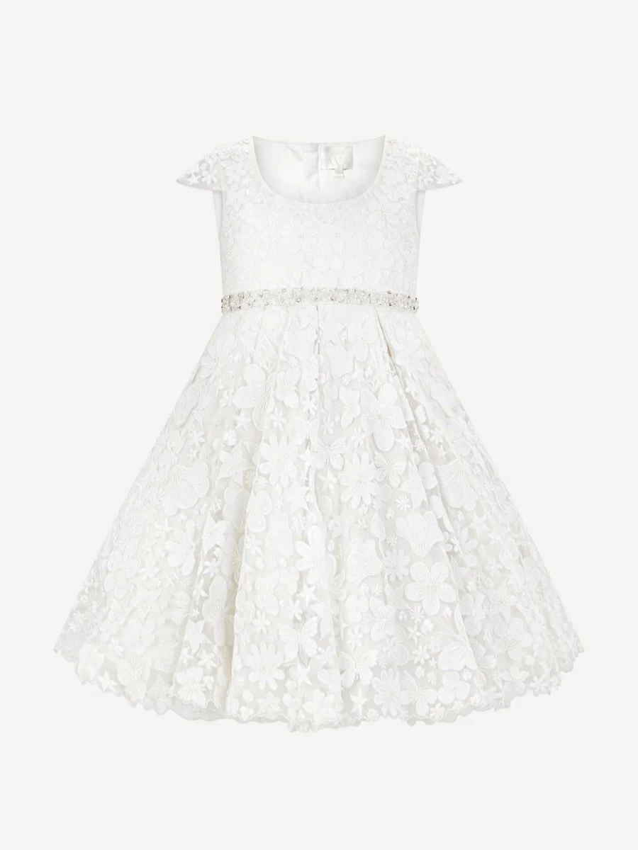 "Maison Ava Teen Girls Ivory Ariel Occasion Dress"