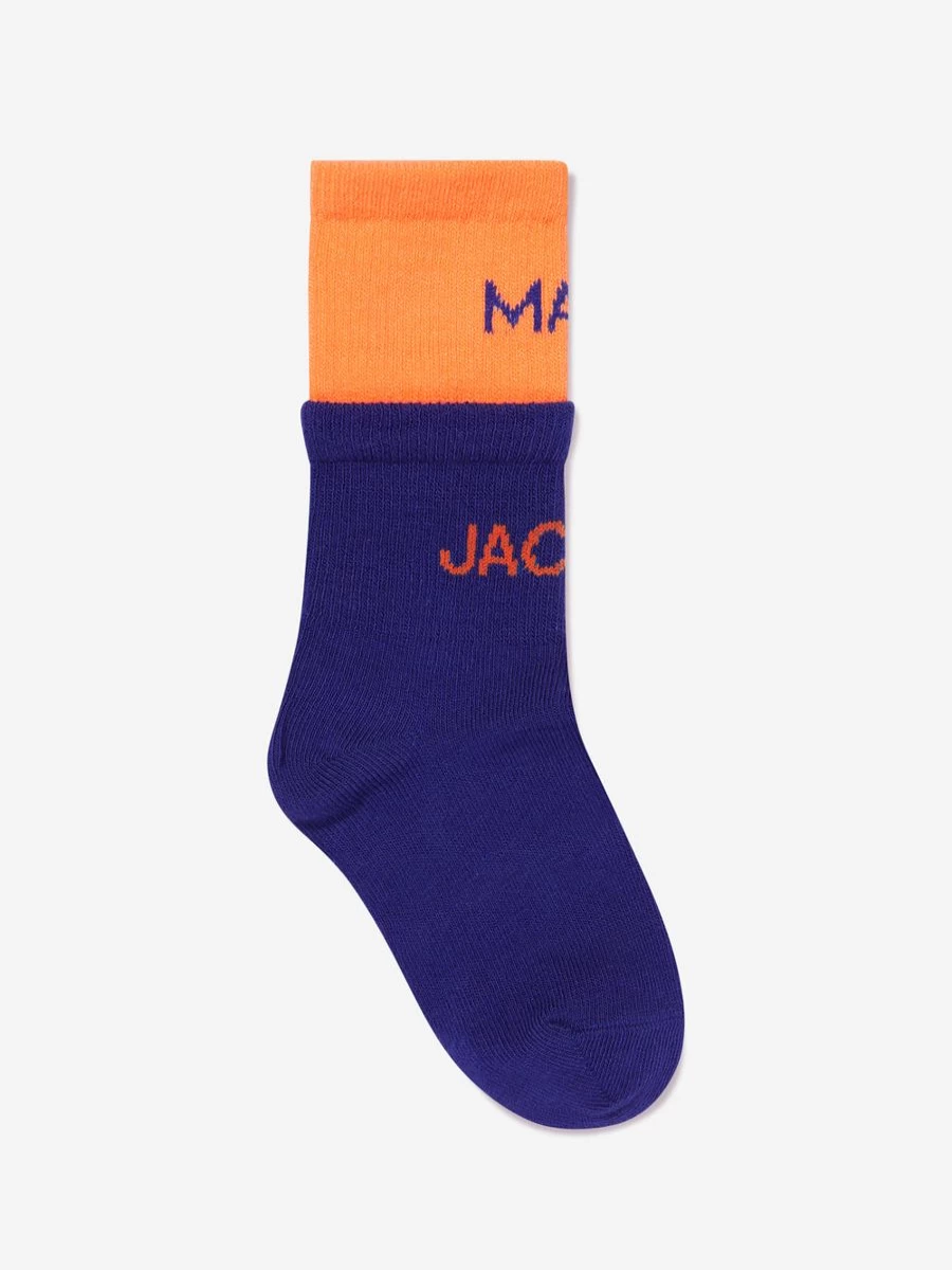 MARC JACOBS Boys' Multicolor Bicolor Socks for Kids - Stylish & Comfortable