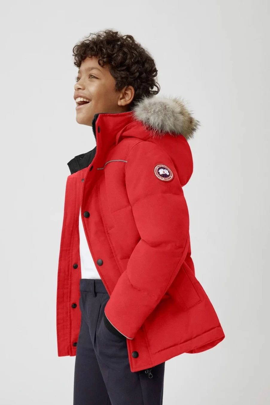 Canada Goose Boys Eakin Parka – Warm Winter Jacket for Kids