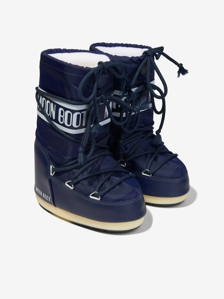 Moon Boot Girls' Icon Winter Snow Boots | Kids Waterproof Warm Boots by Childsplay Clothing