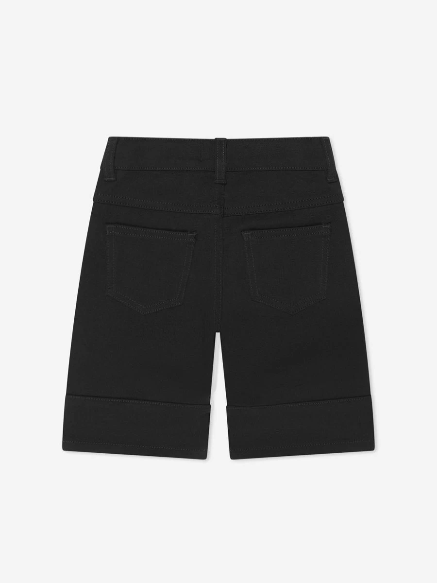 Balmain Teen Boys Black Logo Shorts | Premium Designer Shorts for Teens