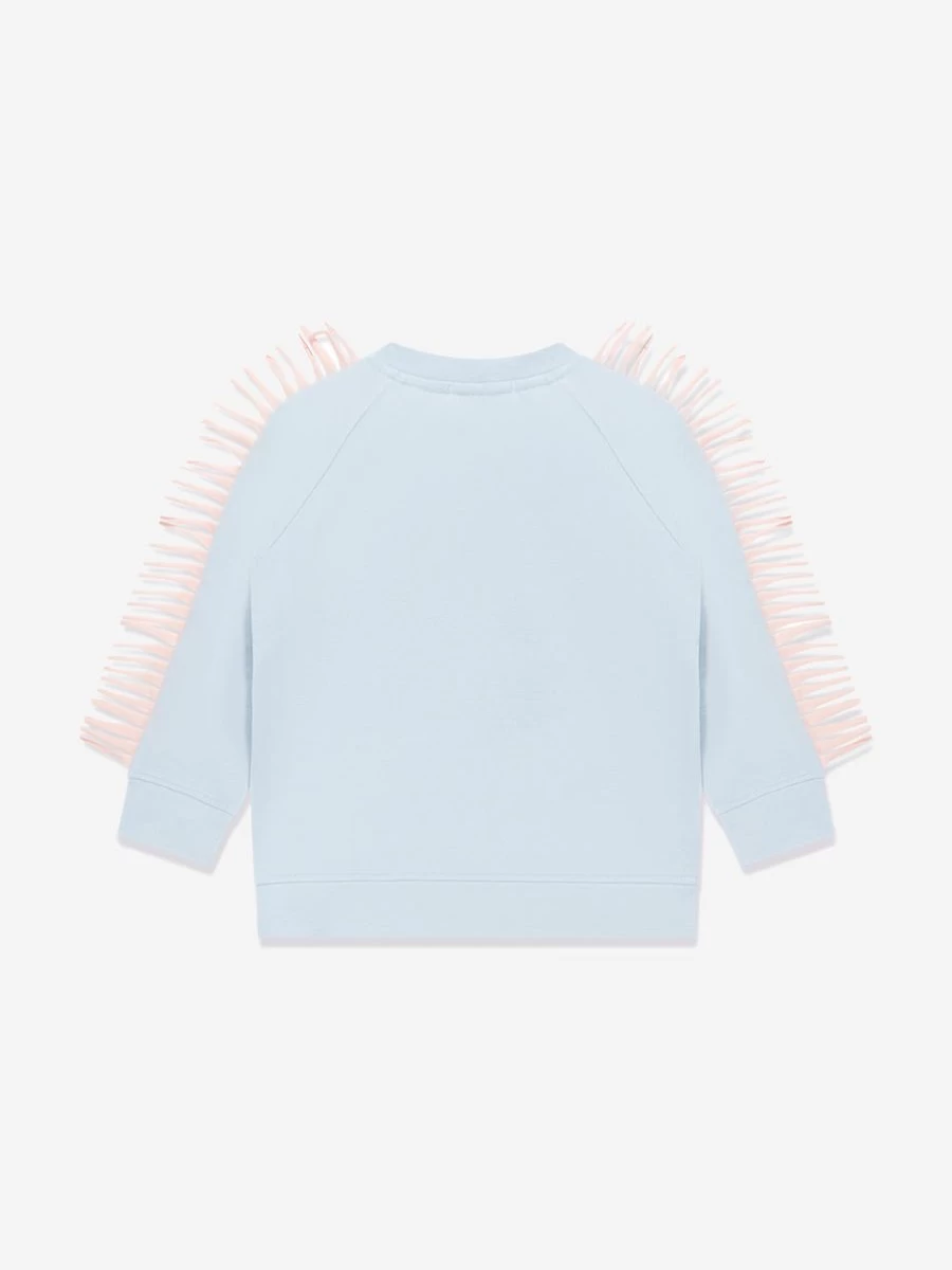 Stella McCartney Kids Girls Blue Unicorn Sweatshirt | Cute & Comfortable Hoodie