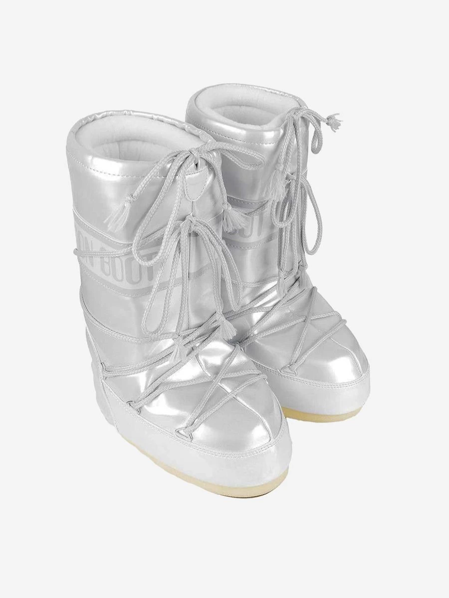 Moon Boot Girls' Icon Vinyle Snow Boots | Winter Fashion Kids Footwear by Childsplay Clothing