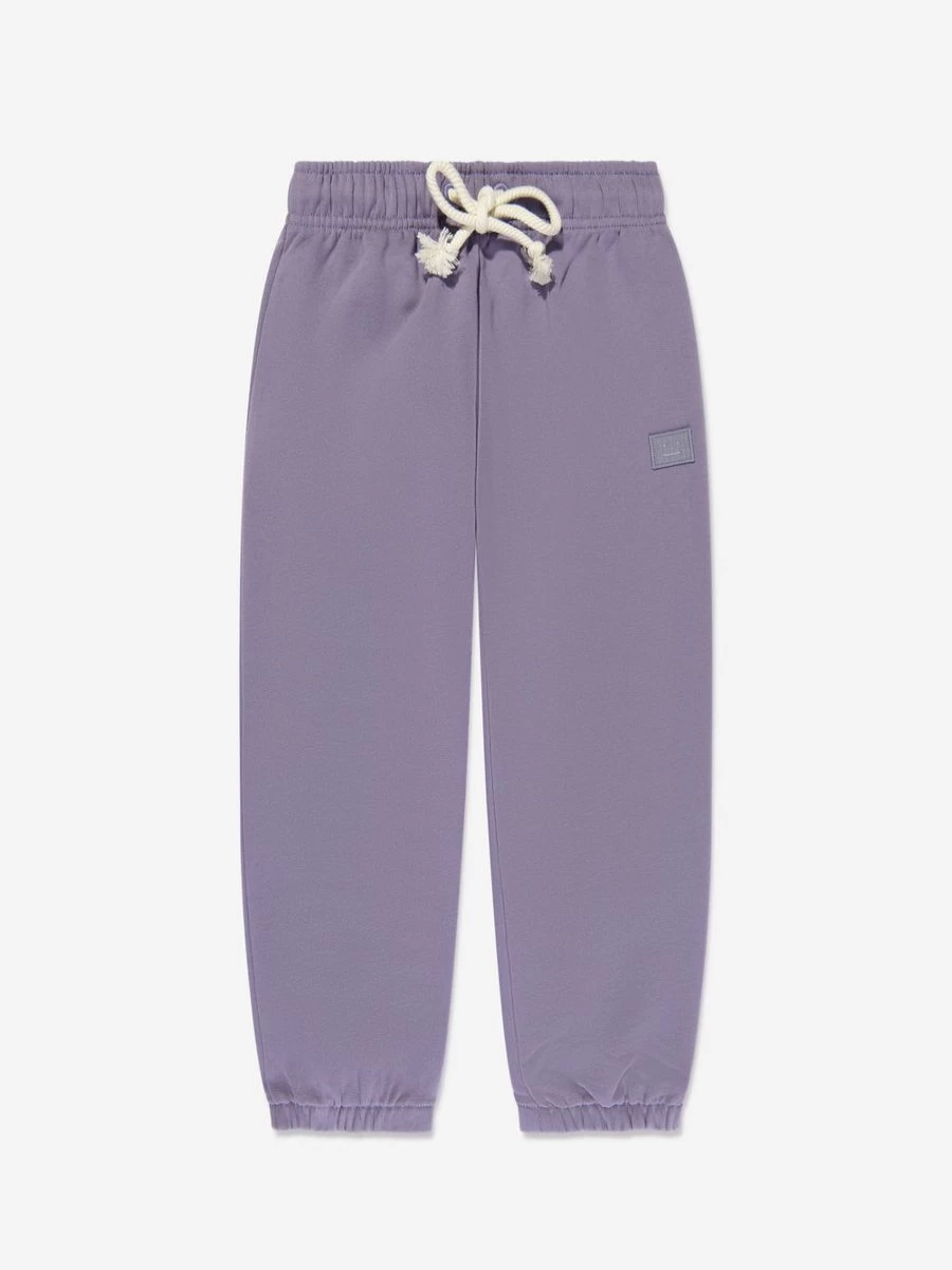 Acne Studios Boys Purple Mini Frack X Face Joggers for Kids
