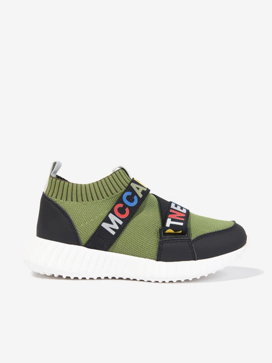 Stella McCartney Kids Boys' Green Trainers Socks for Comfort & Style