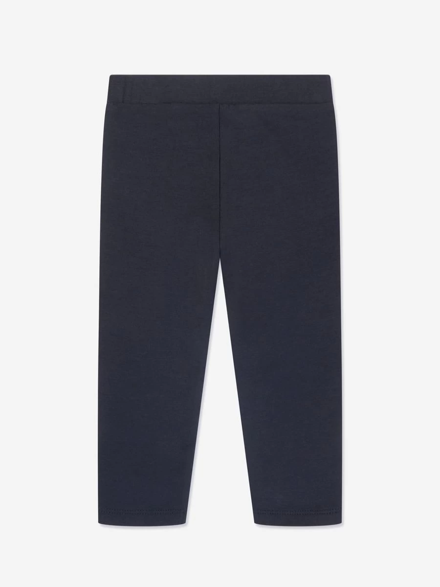 Moncler Enfant Baby Girls Navy Logo Leggings - Stylish & Comfortable Toddler Leggings