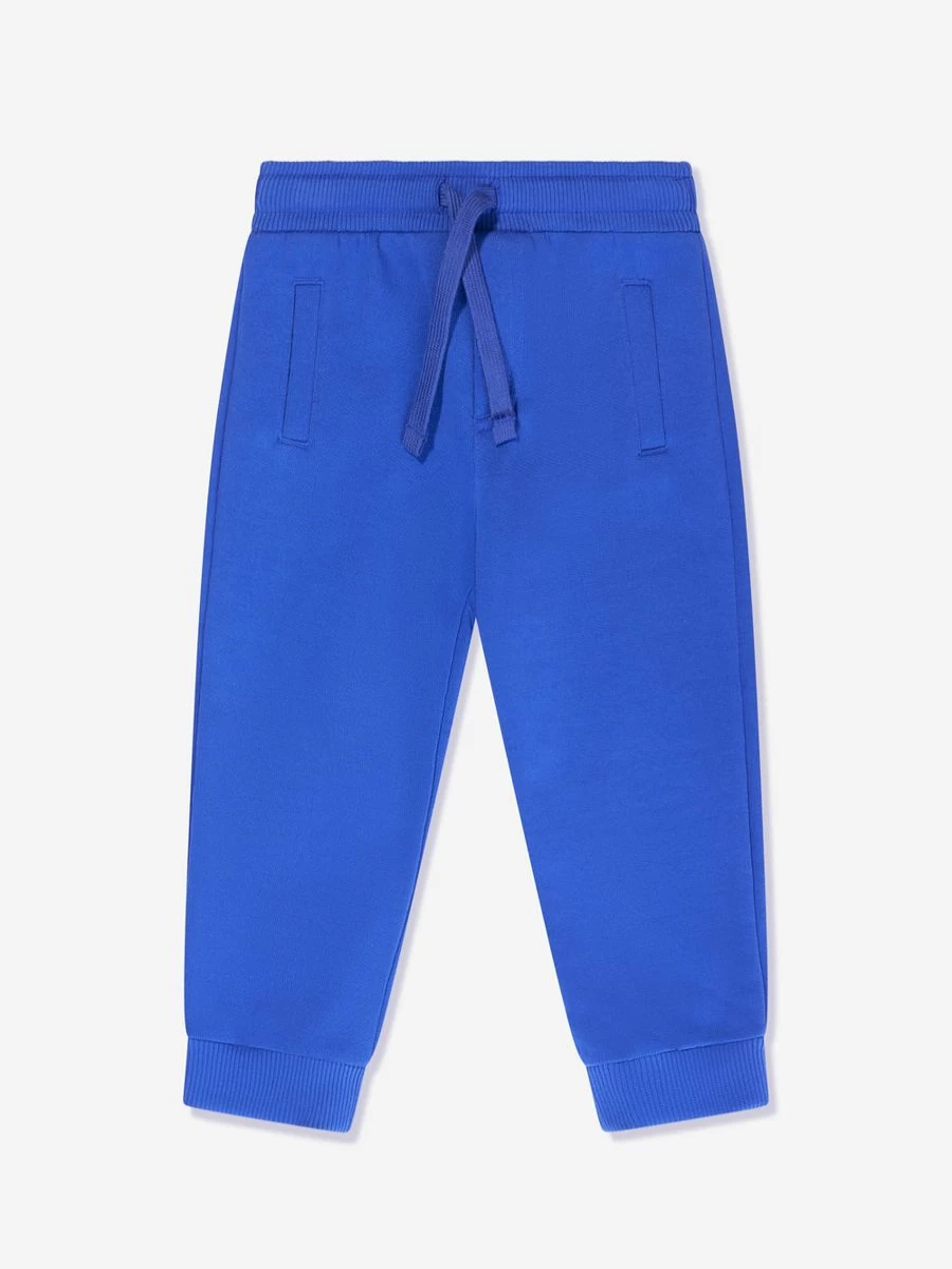 Dolce & Gabbana Kids Boys' Blue Logo Joggers Pants for Toddlers