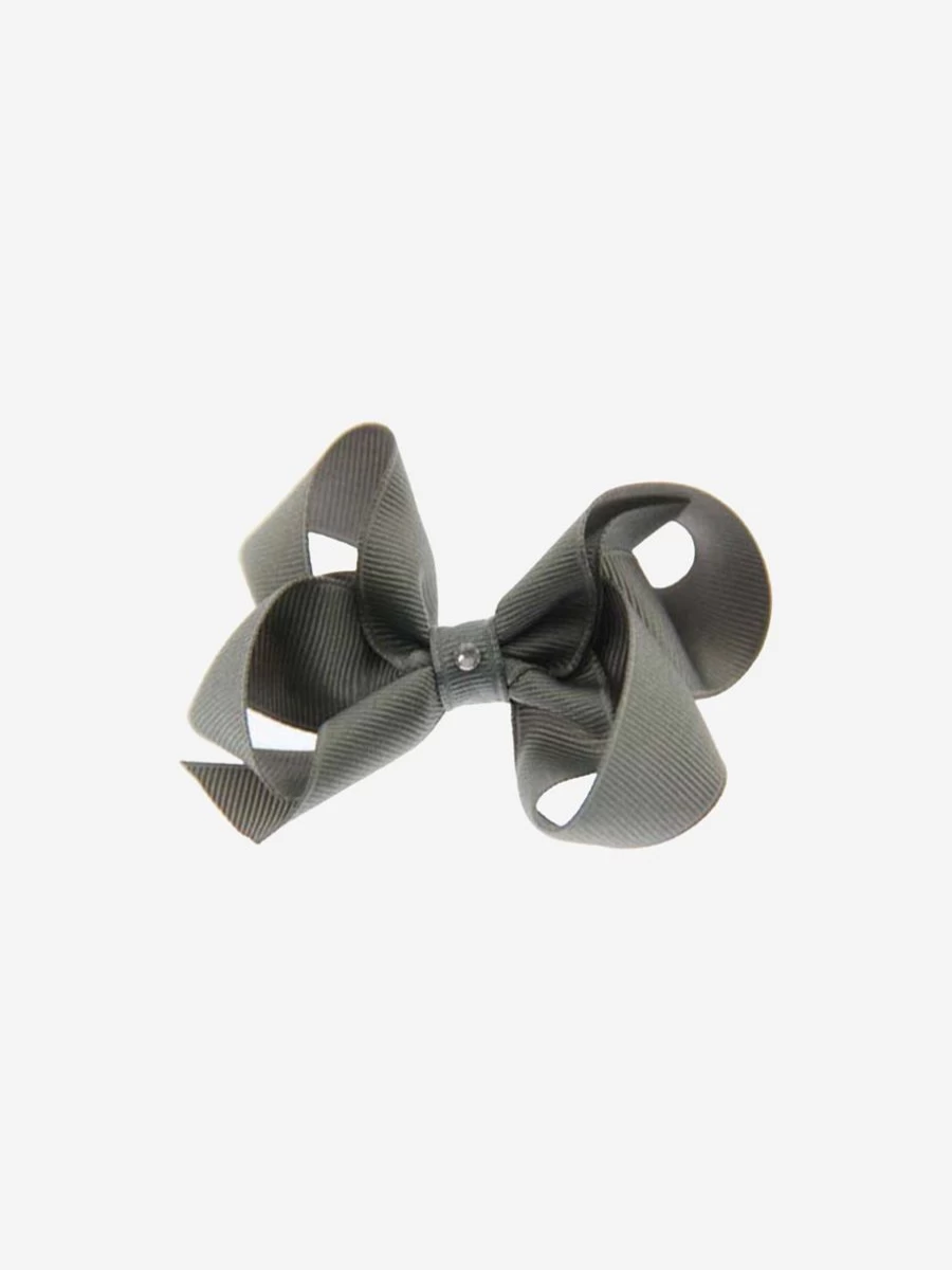 Dotty Daydreams Teen Girls Dark Bow Hair Clip - Stylish Hair Accessory for Teens