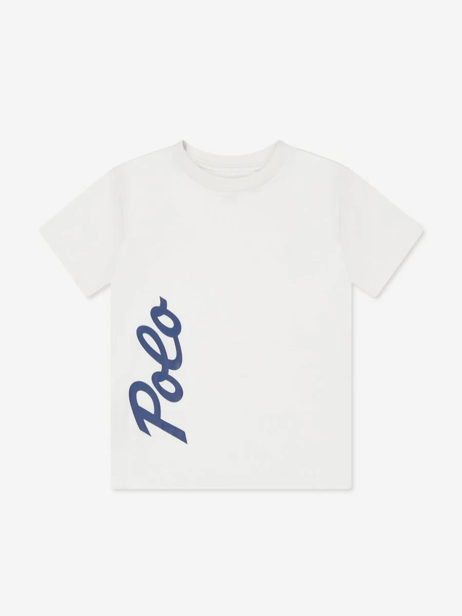 Ralph Lauren Kids Teen Boys Classic White Polo Shirt