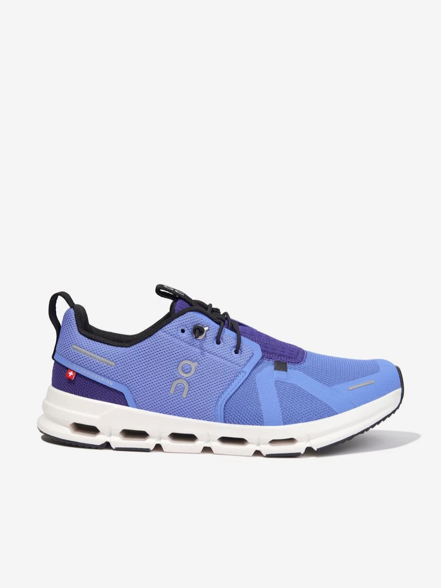 On Running Boys' Blue Cloud Sky Trainers - Lightweight Kids Running Shoes