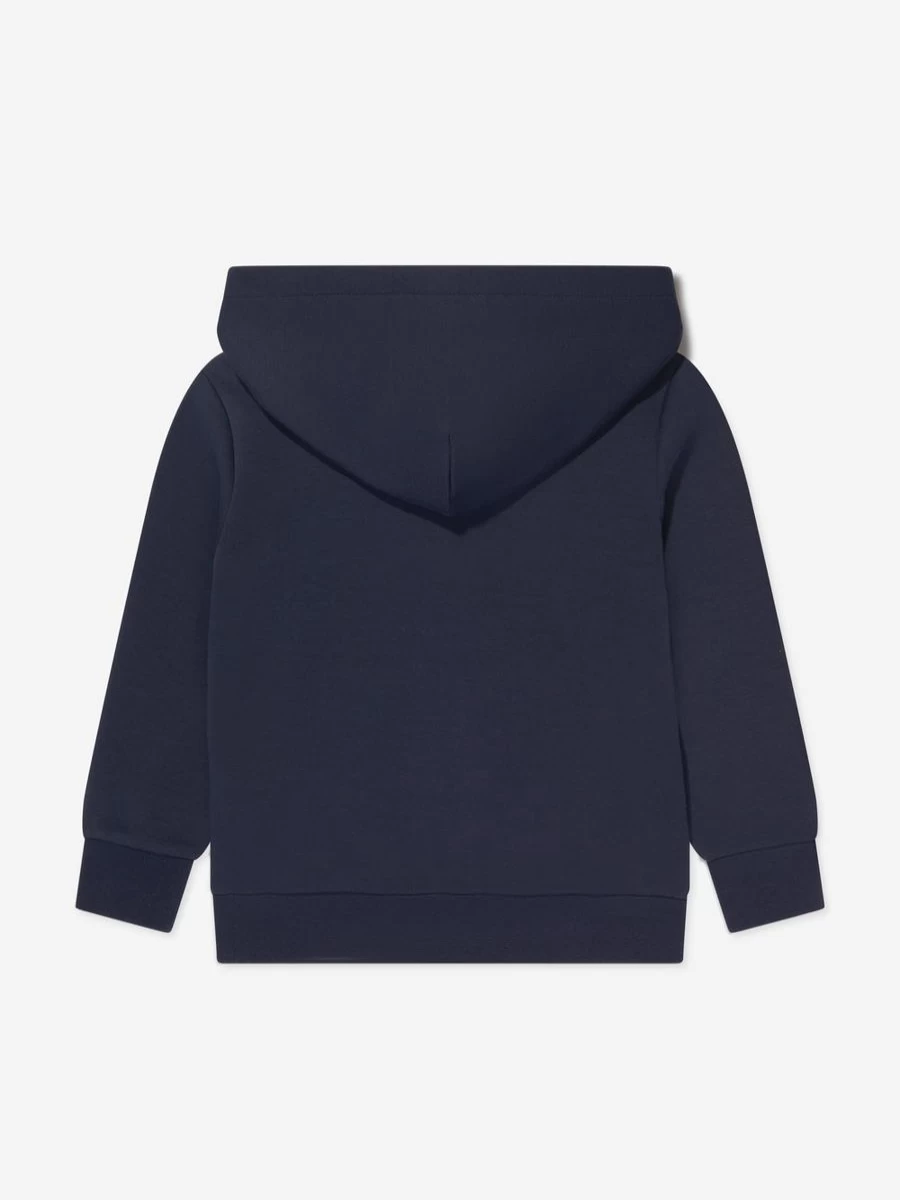 Ralph Lauren Kids Boys Navy Logo Hoodie - Classic Pullover Sweatshirt for Boys