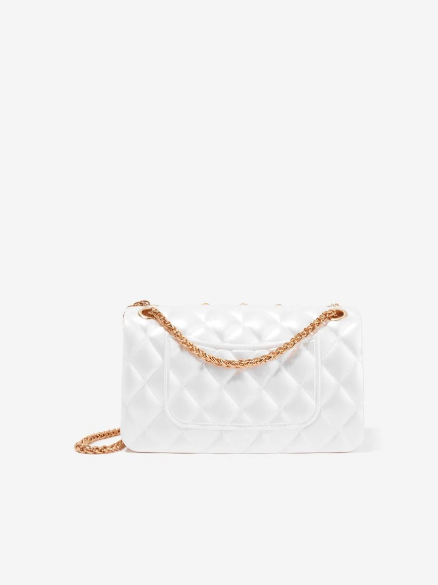 Monnalisa Girls White Studded Handbag for Kids Stylish & Trendy