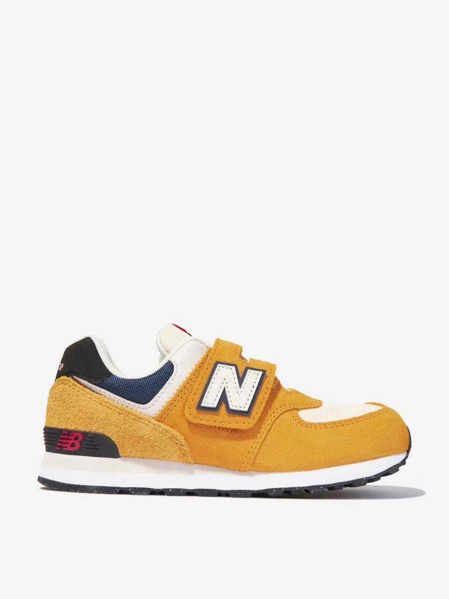 New Balance Boys 574 Cosmic Trail Hook and Loop Sneakers for Kids