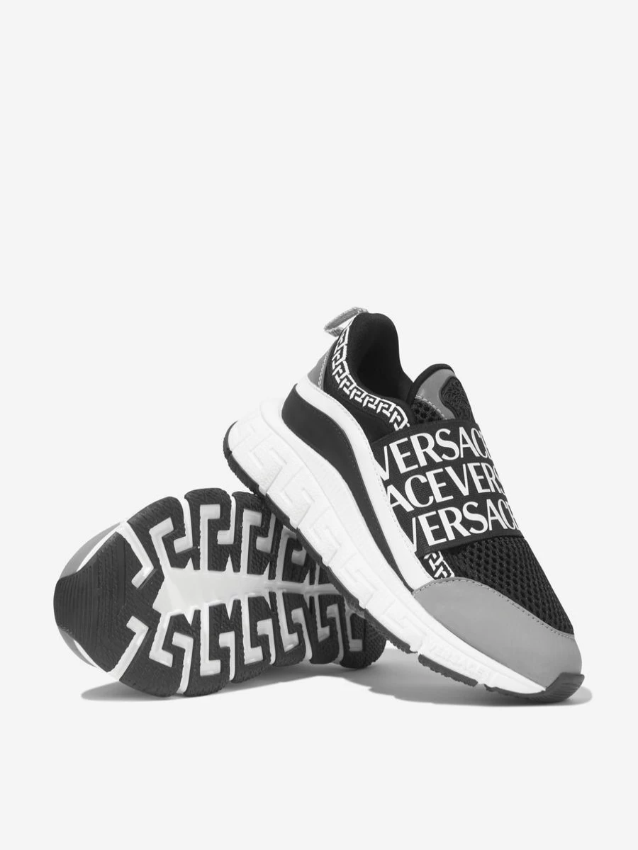 Versace Kids Logo Strap Trainers - Stylish Sneakers for Teens by Childsplay Clothing