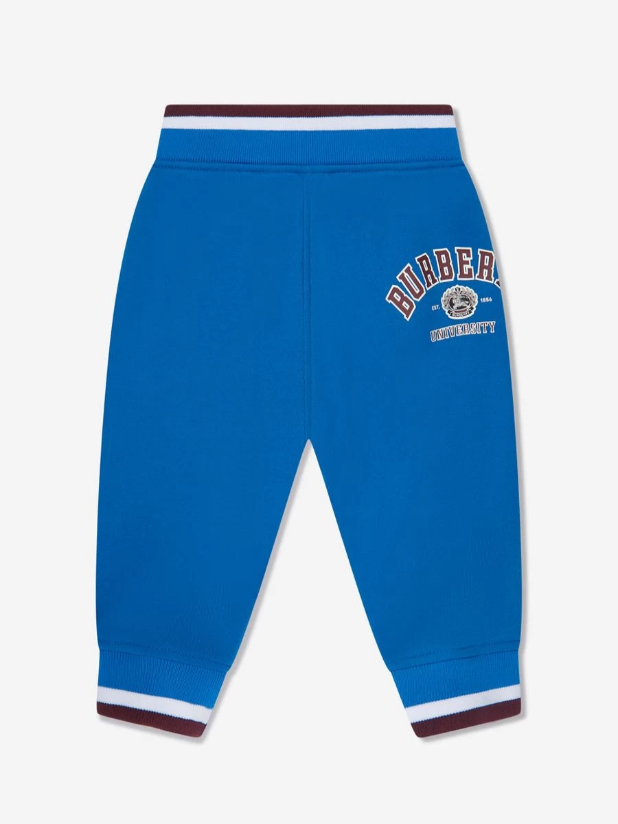 Burberry Kids Baby Boys Sidney College Blue Joggers Pants