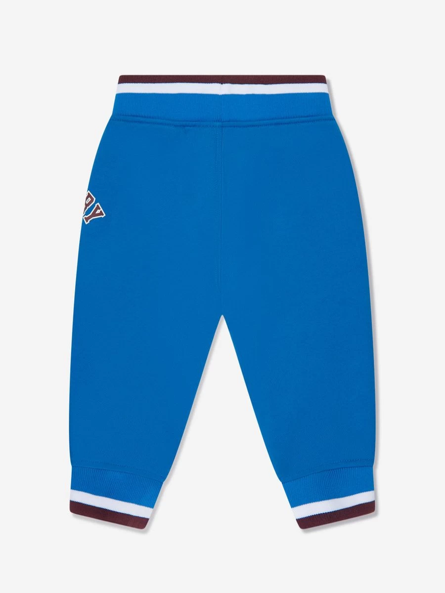 Burberry Kids Baby Boys Sidney College Blue Joggers Pants