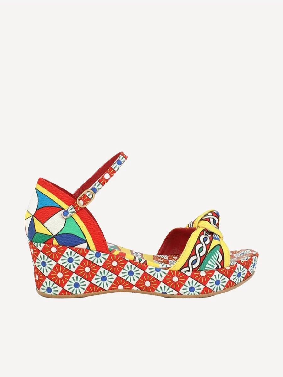 Dolce & Gabbana Kids Teen Girls Fashion Sandals for Summer