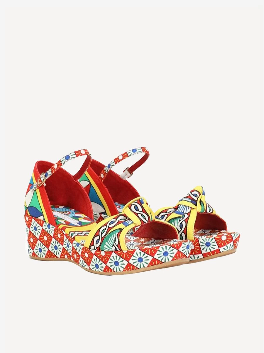 Dolce & Gabbana Kids Teen Girls Fashion Sandals for Summer