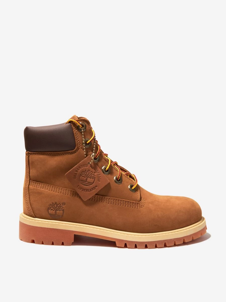 Timberland Kids Premium 6 Inch Nubuck Boots for Teens - Durable & Stylish