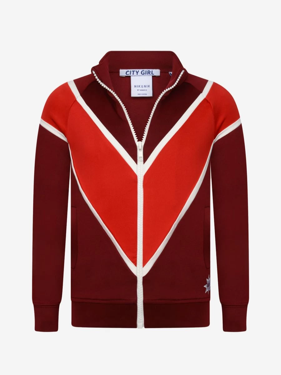NIK&NIK Girls' Love Track Jacket - Stylish Athletic Outerwear for Teens