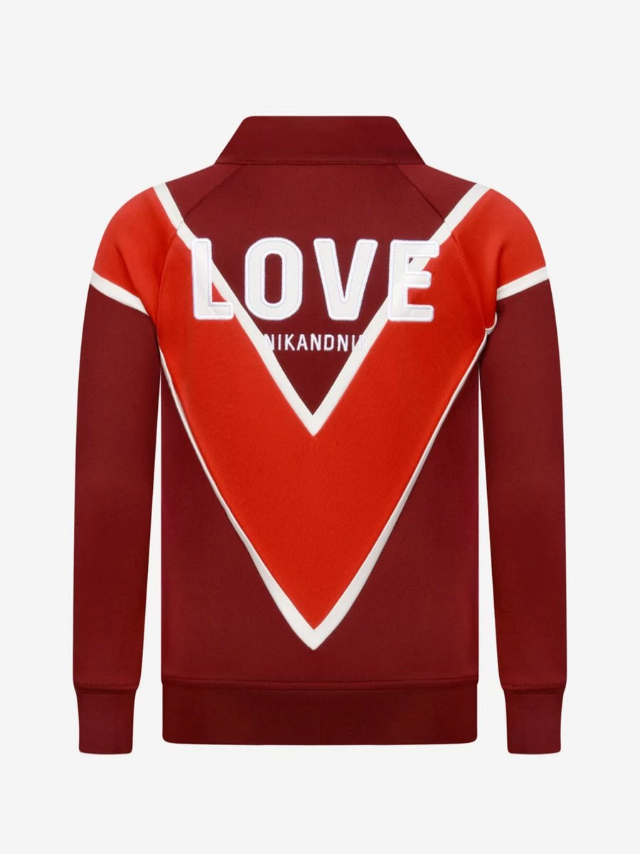 NIK&NIK Girls' Love Track Jacket - Stylish Athletic Outerwear for Teens