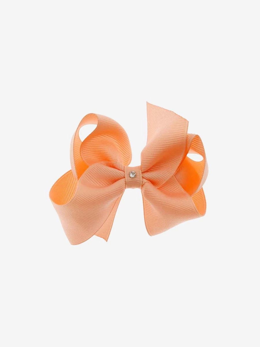 "Dotty Daydreams Light Coral Hair Clip for Teens - Stylish Hair Accessory"
