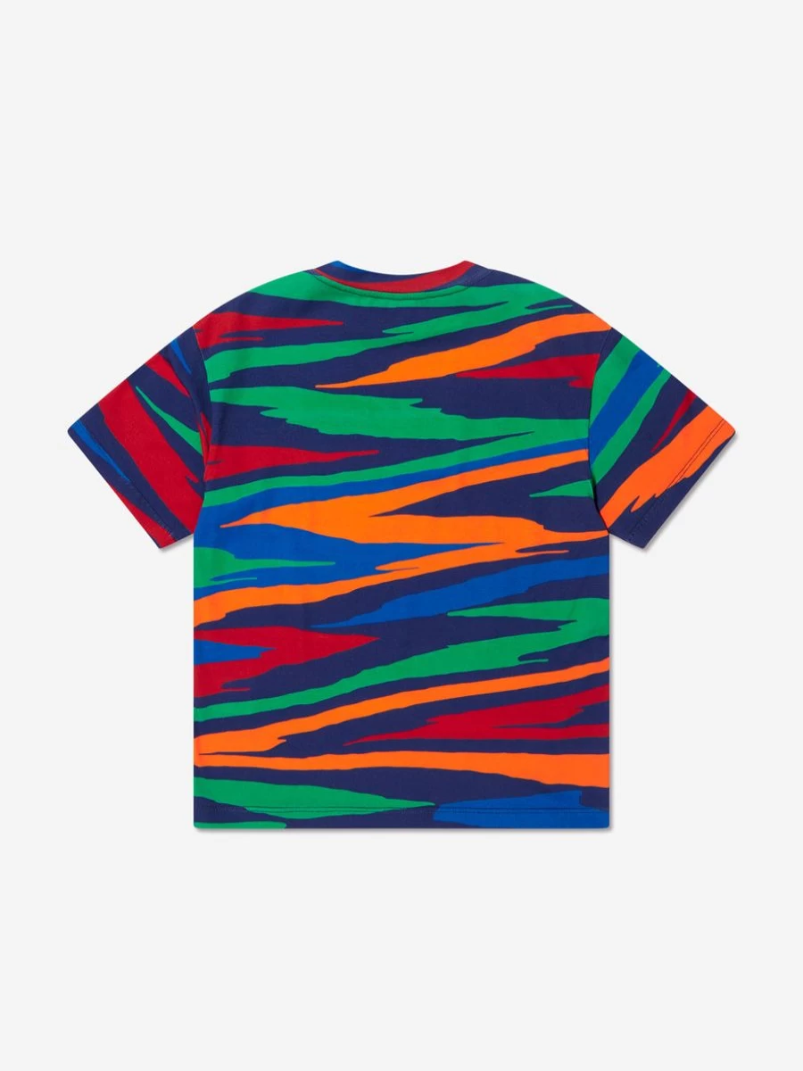 "Missoni Teen Boys Multicolor Branded T-Shirt"
