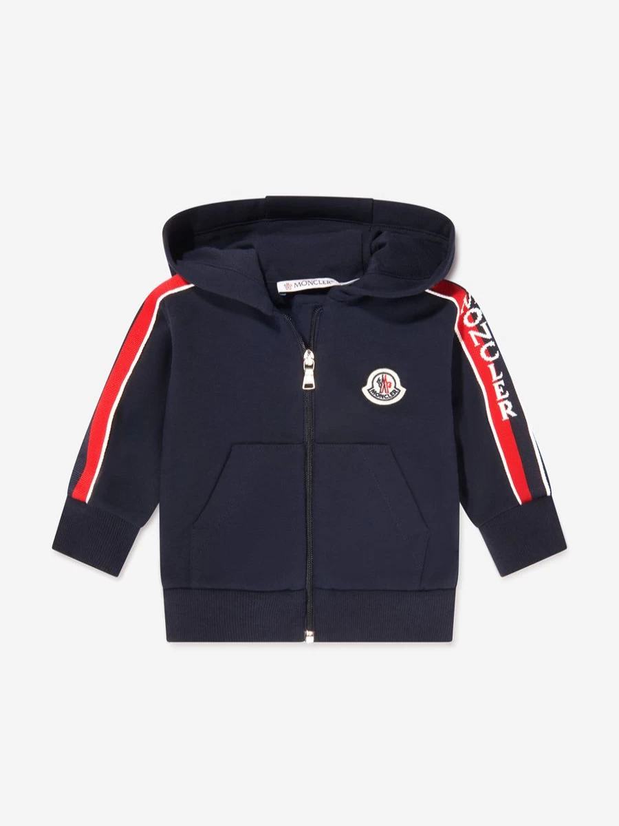Moncler Enfant Baby Boys Navy Zip-Up Jacket
