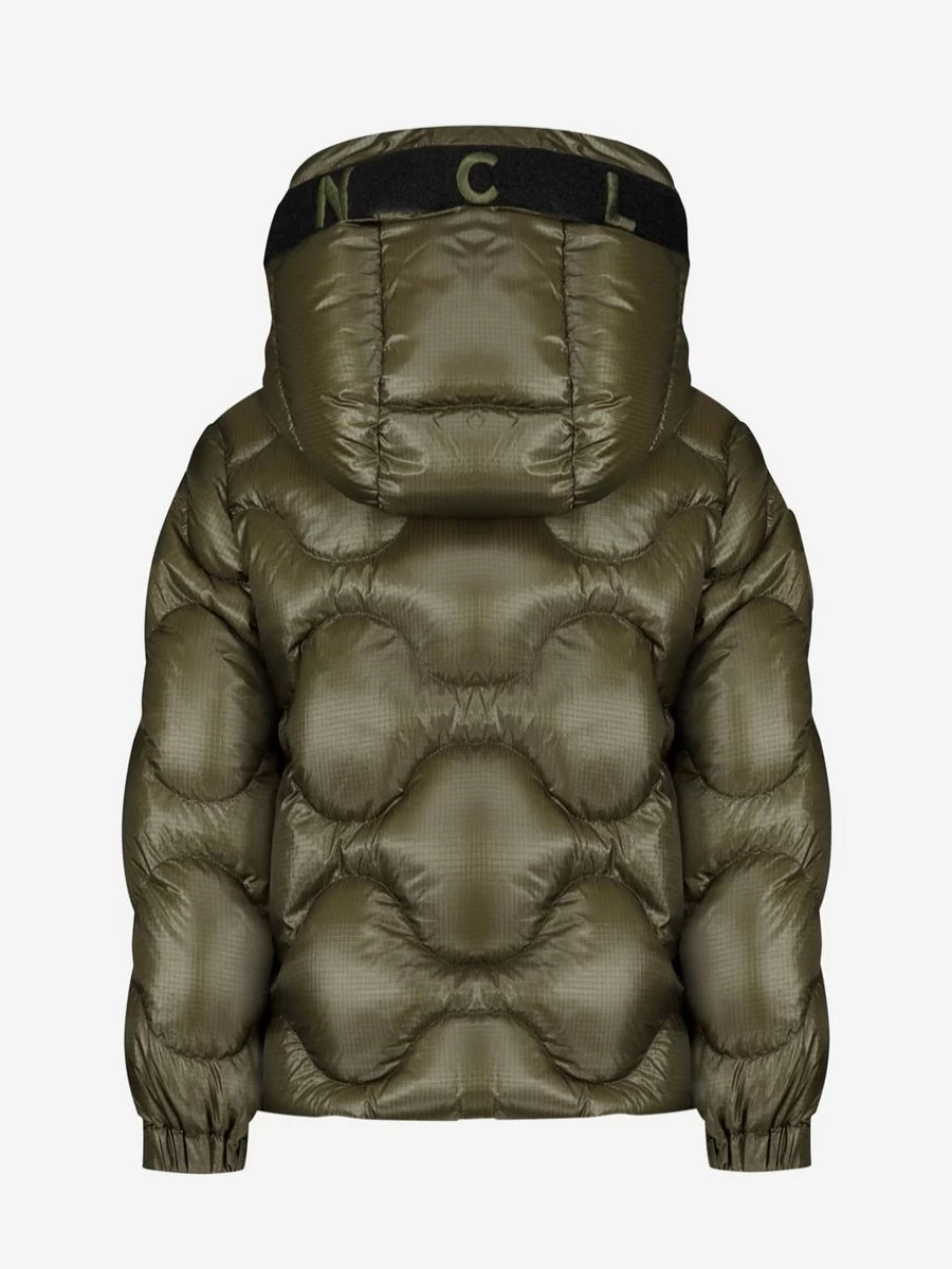 Moncler Enfant Boys Olive Down-Filled Zonzo Padded Jacket Winter Coat