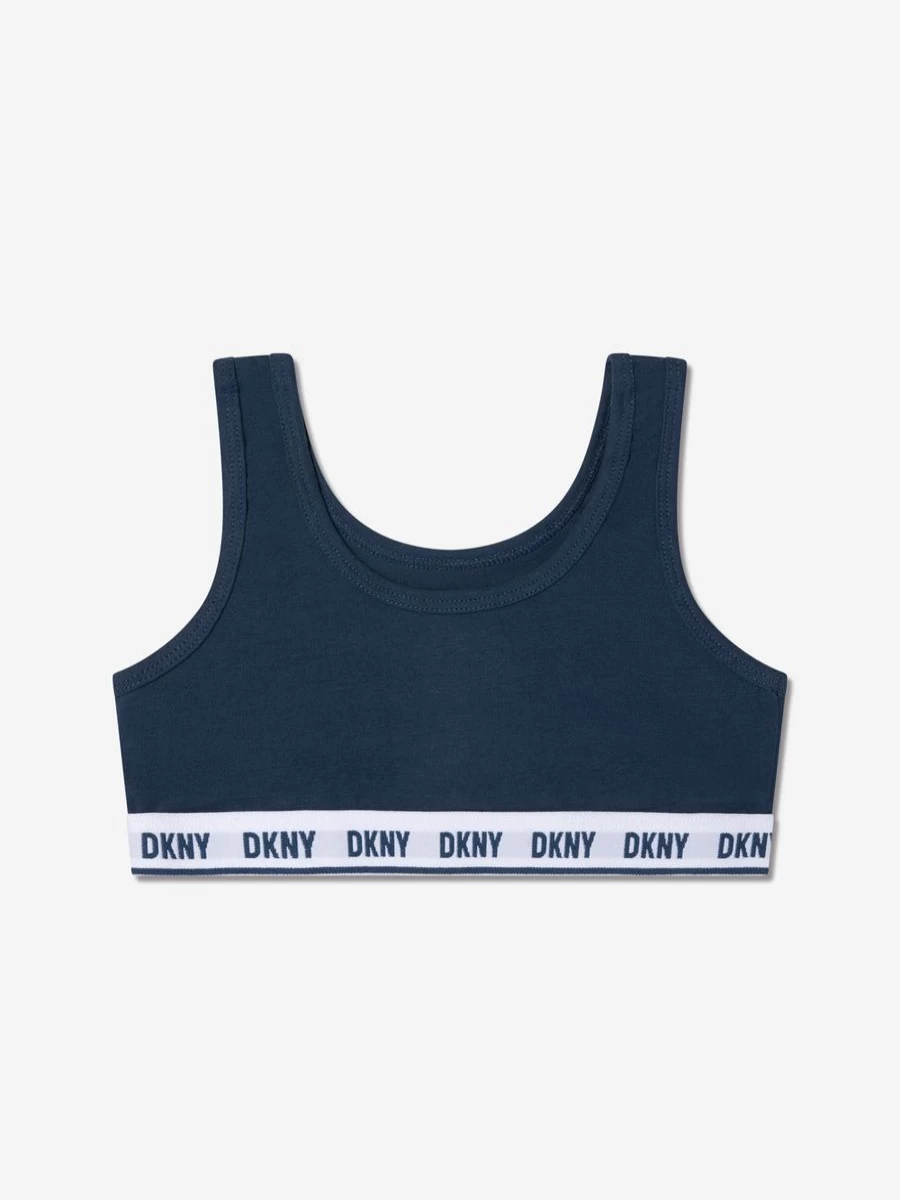 DKNY Girls 3 Pack Red Sports Bras - Comfortable Athletic Bra Set for Teens & Kids