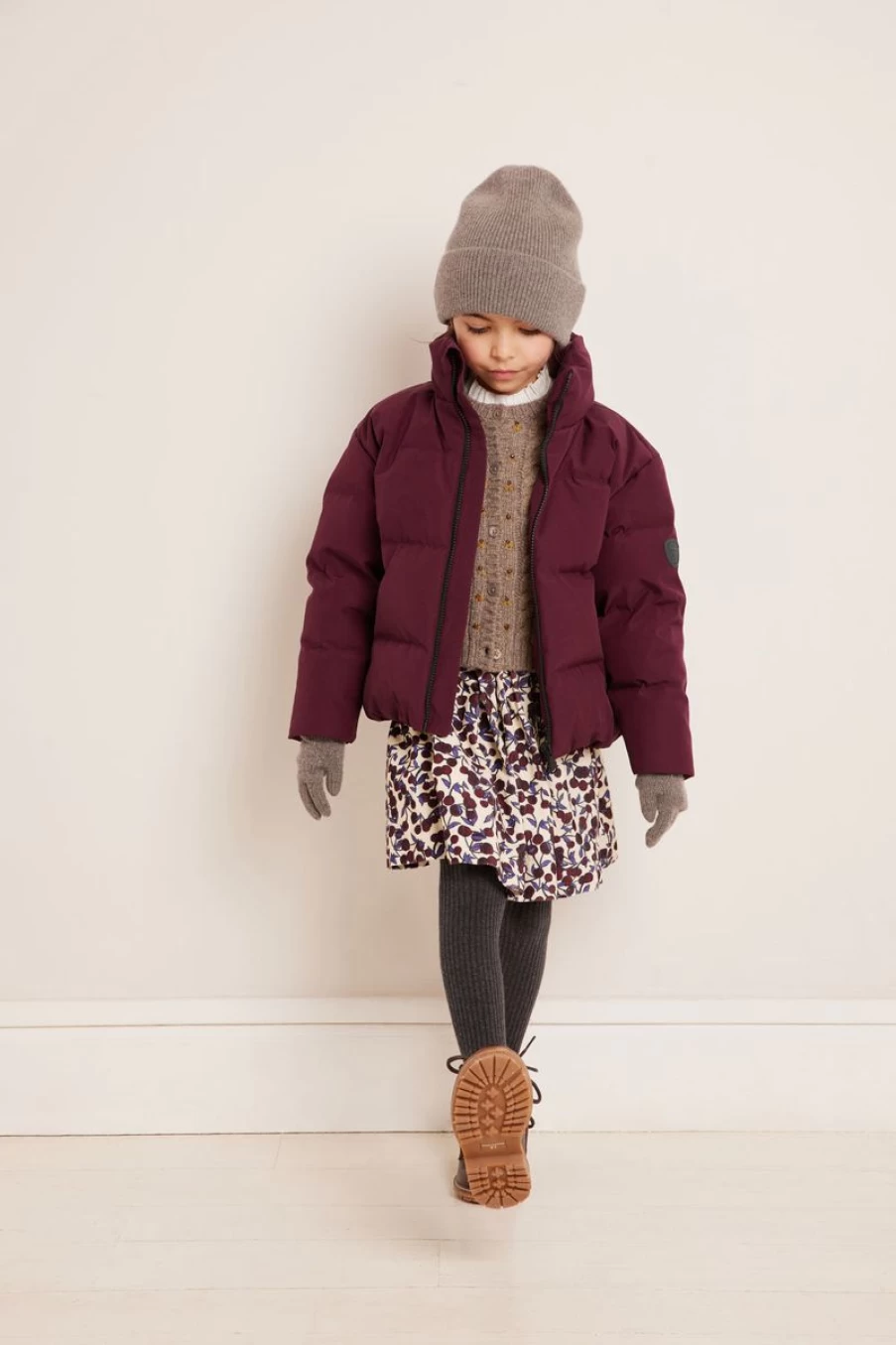Bonpoint Boys Red Benji Puffer Jacket for Kids