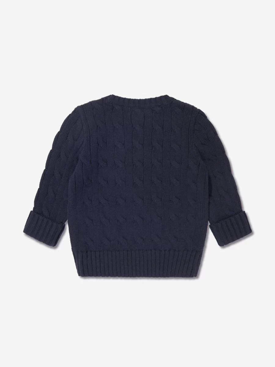 Ralph Lauren Kids Baby Boys' Cotton Jumper - Soft & Comfortable Pullover for Infants
