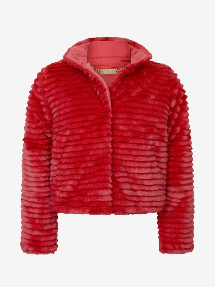 Relish Girls Reversible Faux Fur Jacket - Cozy Winter Outerwear for Kids