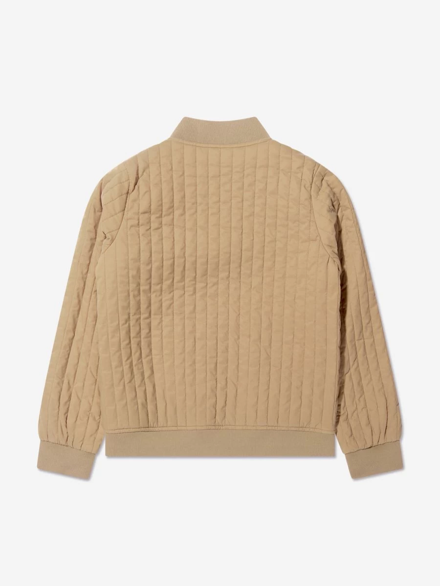 Burberry Boys Jago Beige Zip-Up Jacket | Kids Lightweight Outerwear Coat