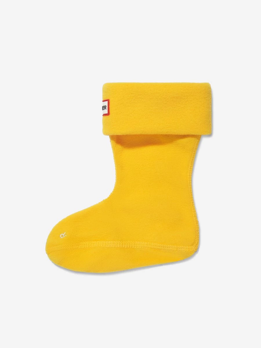 Hunter Girls' Eco-Friendly Fleece Boot Socks - Soft Recycled Warm Kids' Socks