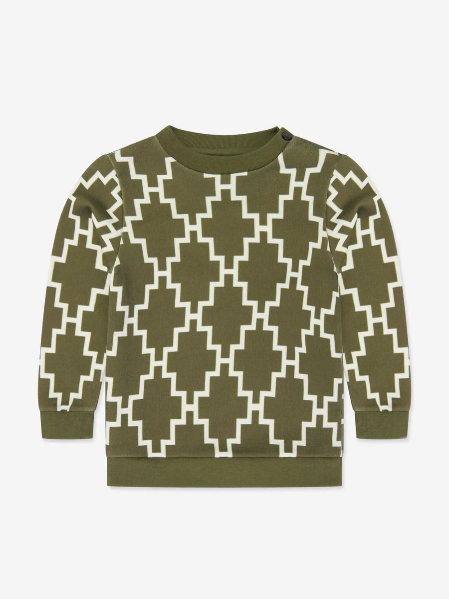 Marcelo Burlon Baby Boys Patterned Sweatshirt - Stylish & Comfortable Kids Pullover