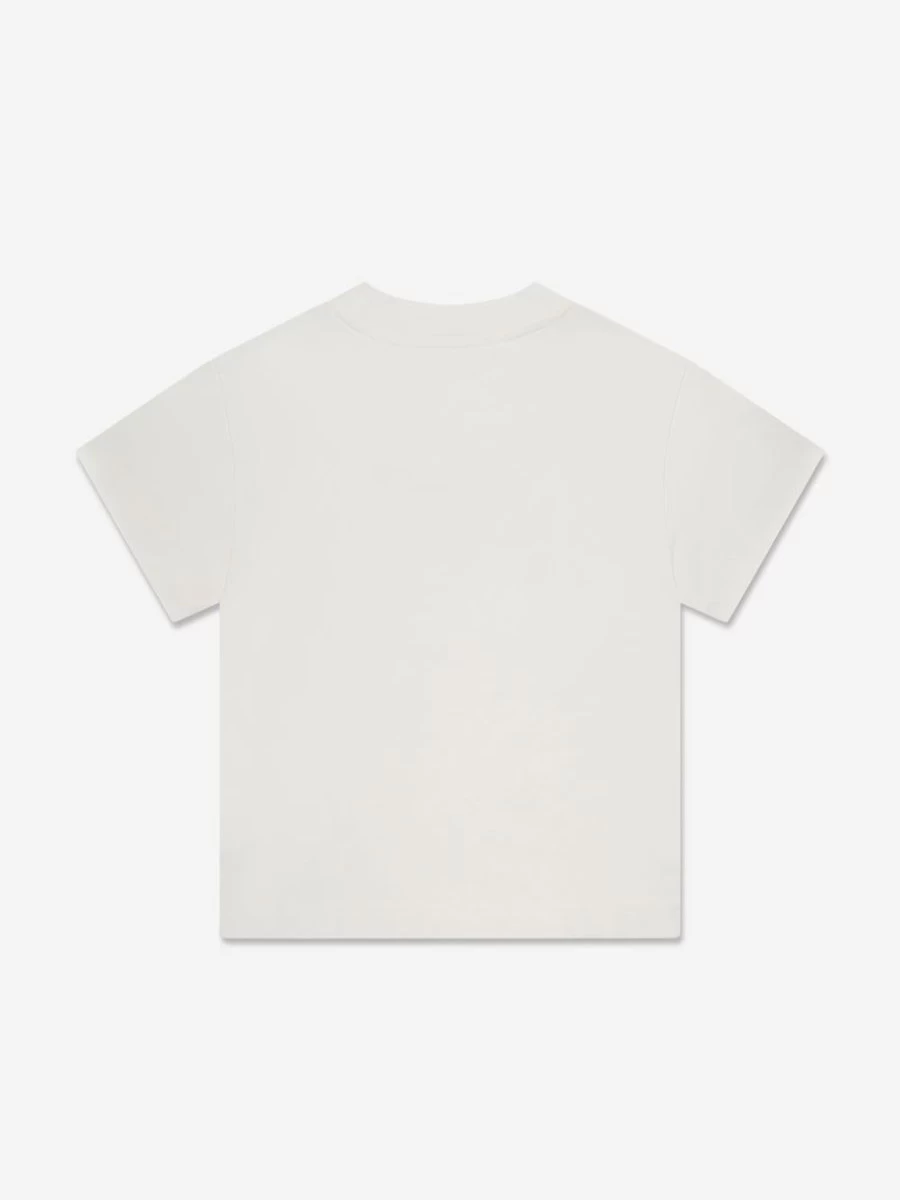 Palm Angels x Keith Haring Boys Skateboard Graphic White T-Shirt