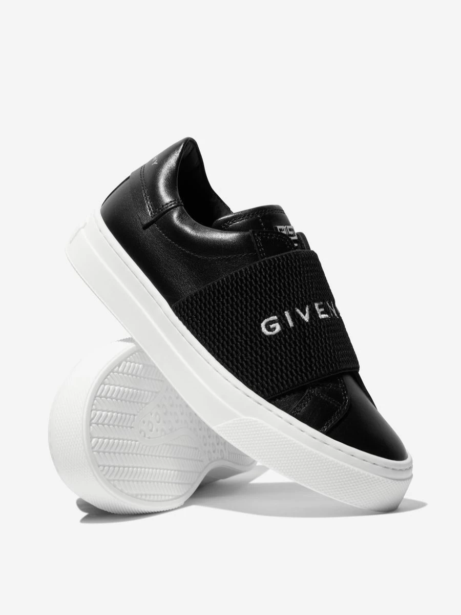 Givenchy Boys Teen Leather Logo Trainers | Stylish Sneakers for Teens