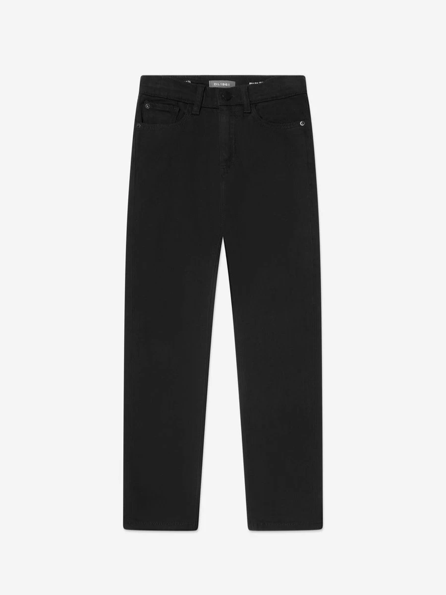 DL1961 Boys' Brady Slim Fit Black Jeans for Kids