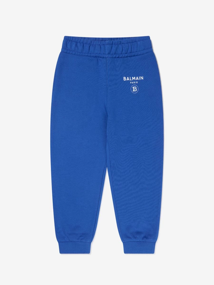 Balmain Boys Logo Embroidered Sweatpants | Luxury Kids Joggers