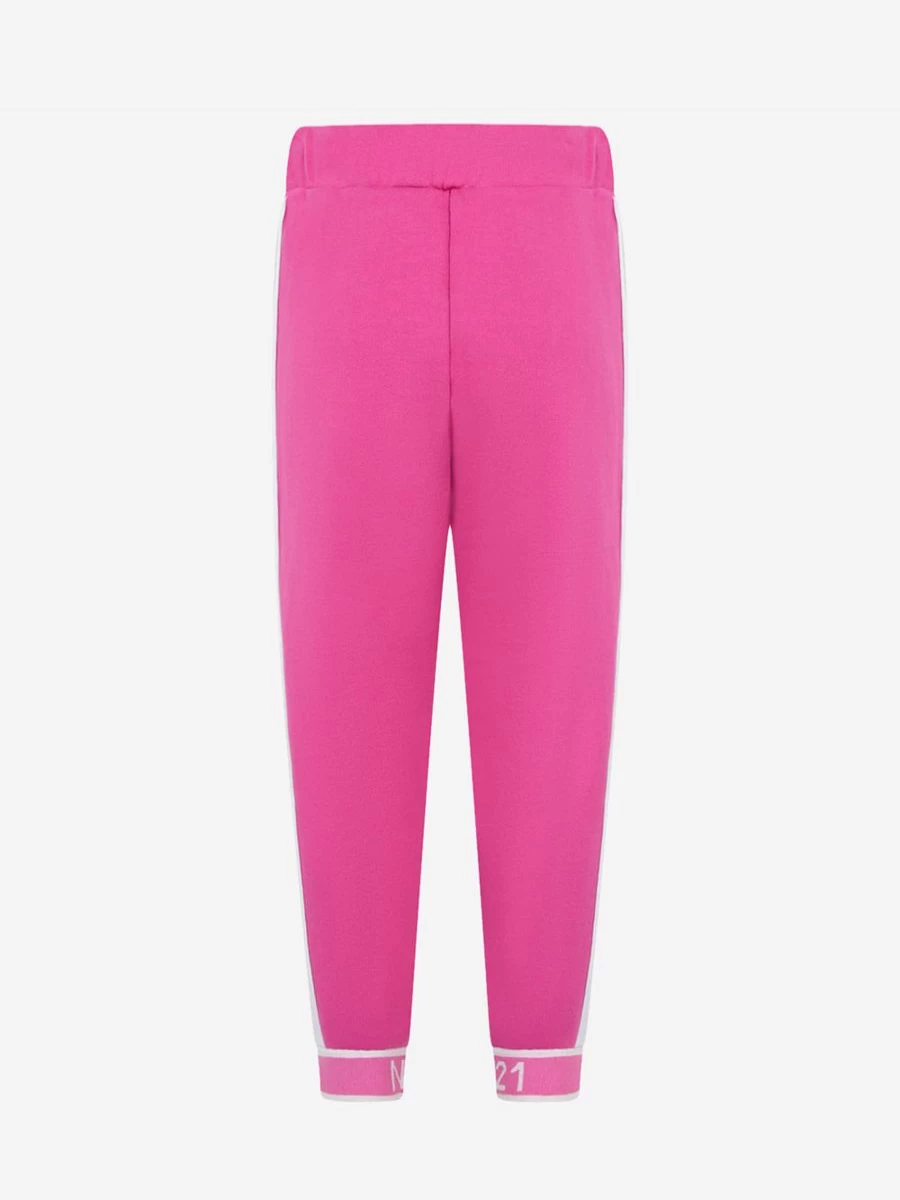N°21 Girls' Embroidered Logo Sweatpants | Comfortable Casual Joggers
