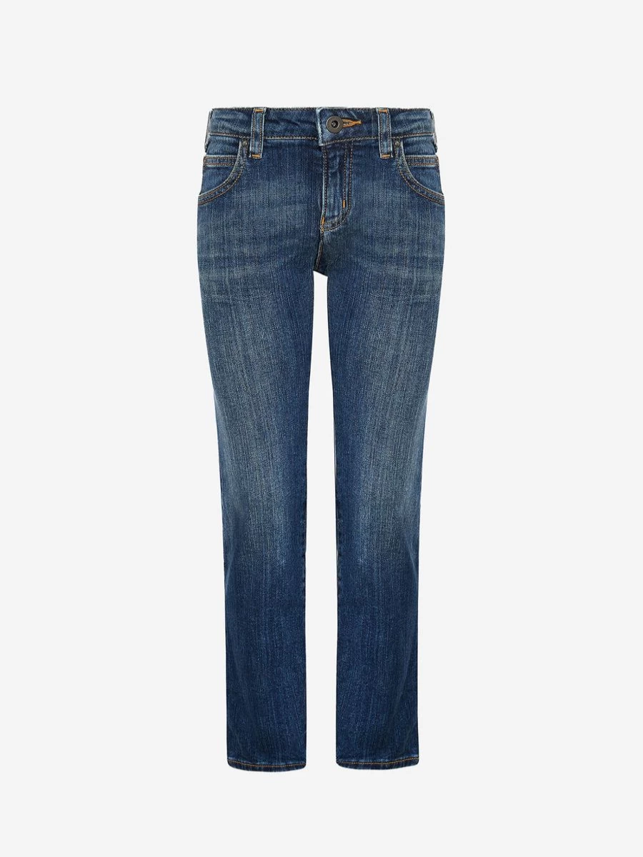 Emporio Armani Boys' Cotton Denim Jeans for Kids | Stylish & Comfortable Branded Pants