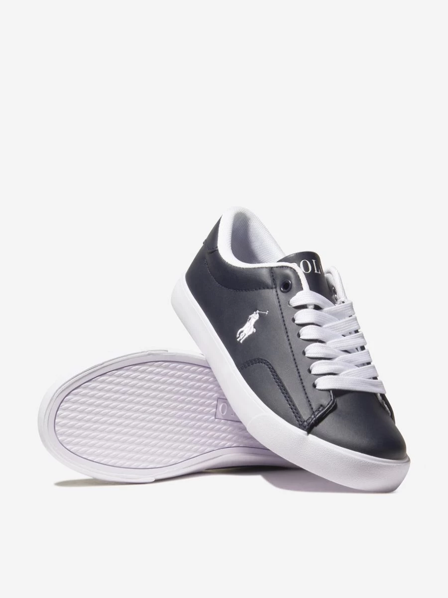 Ralph Lauren Kids Theron V Navy Sneakers for Teen Boys