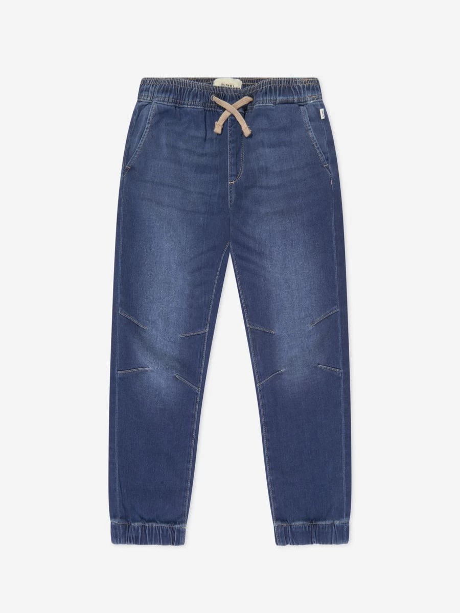 DL1961 Girls' Blue Denim Joggers - Kids' Jackson Style Comfort Pants