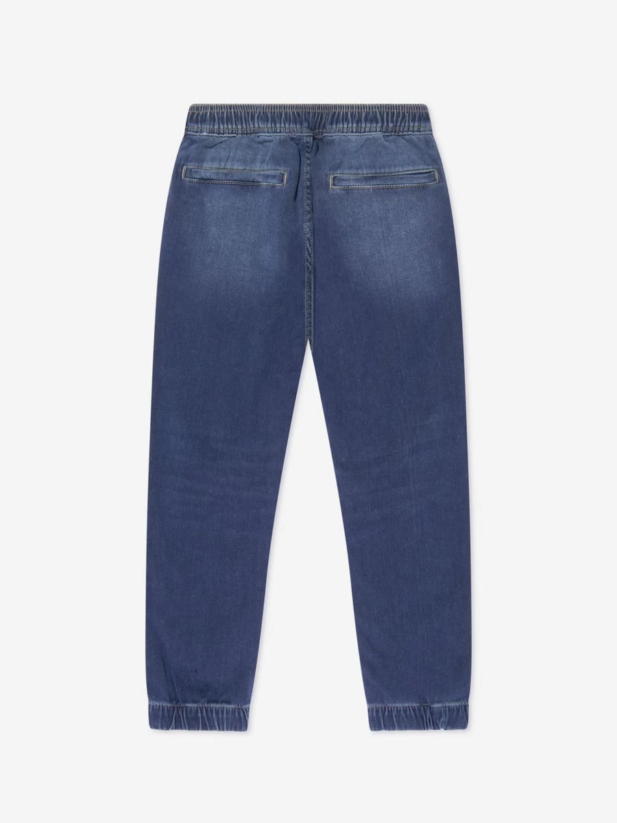 DL1961 Girls' Blue Denim Joggers - Kids' Jackson Style Comfort Pants