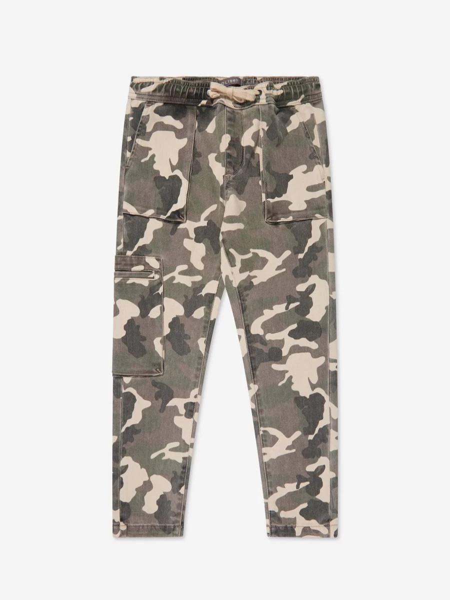 DL1961 Girls' Green Camouflage Jackson Joggers for Kids